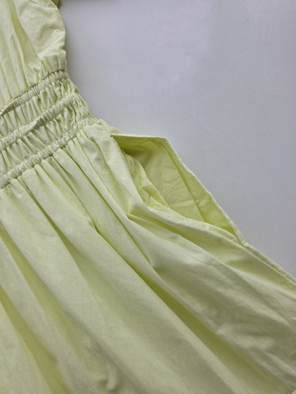 Haute Hippie Style Yellow Short Sleeve Tiered Somerset Maxi Dress - Picture 10 of 10